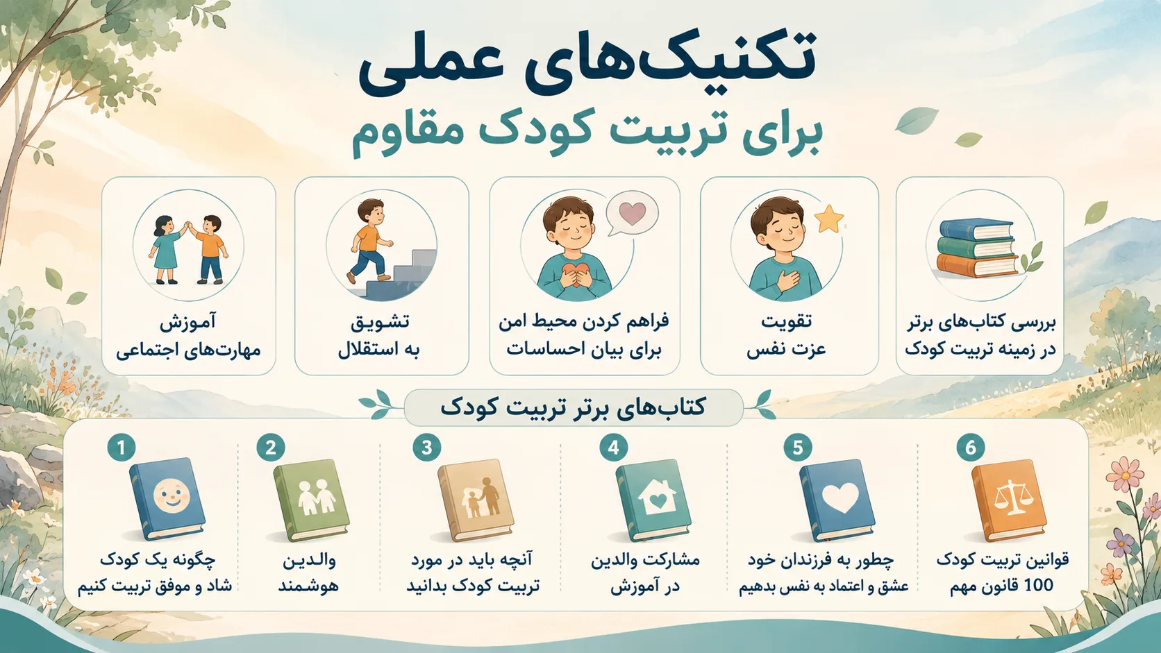 چگونه کودک مقاوم تربیت کنیم؟