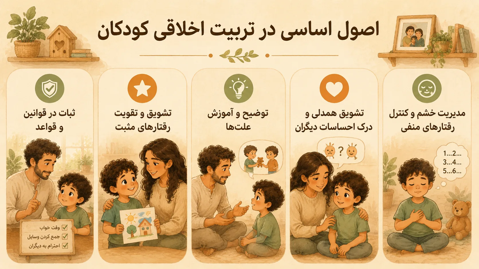 اصول اساسی در تربیت اخلاقی کودکان