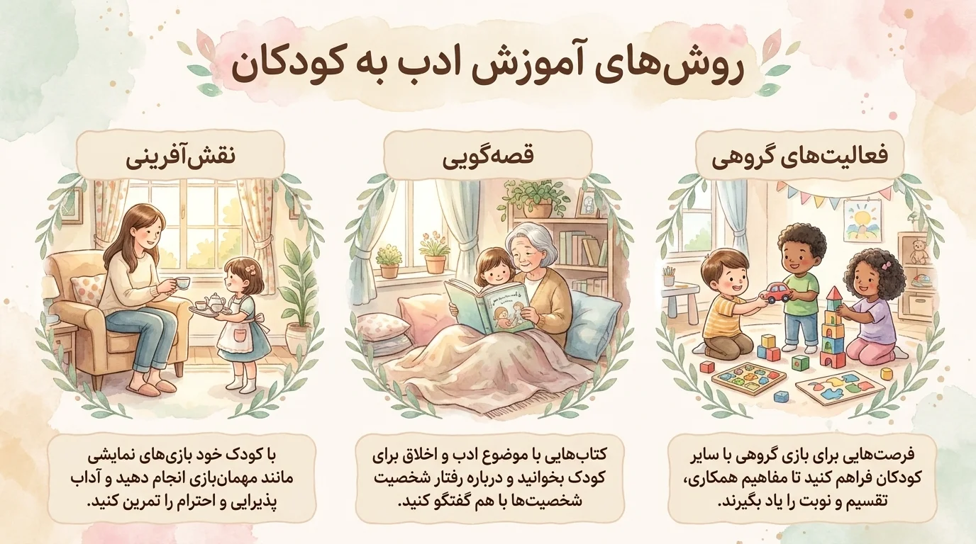 آموزش ادب به کودکان