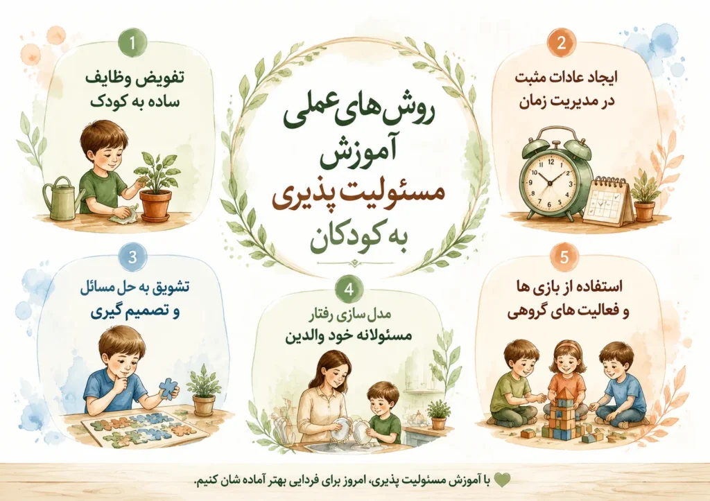 آموزش مسئولیت پذیری به کودکان