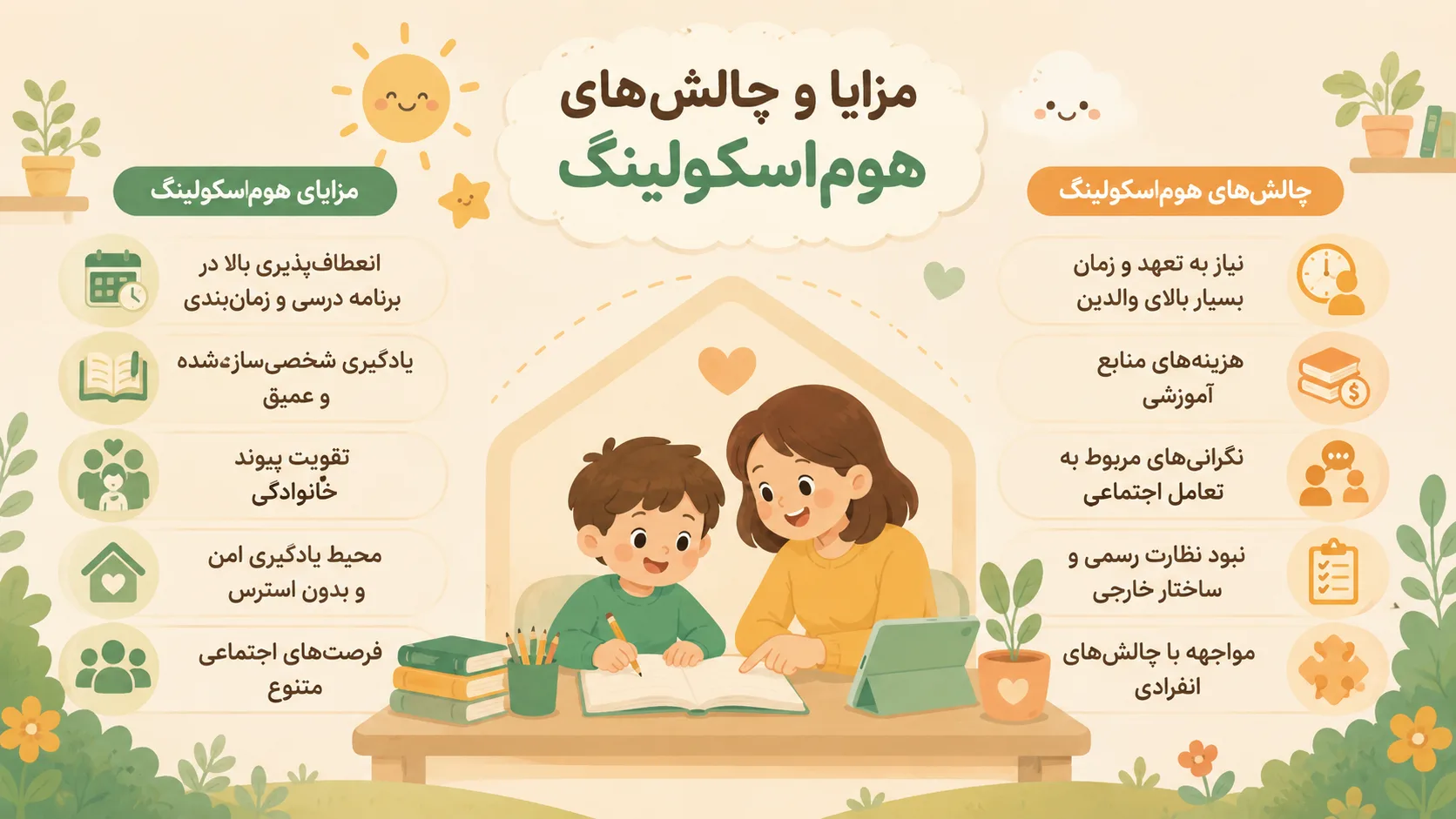 شروع هوم اسکول